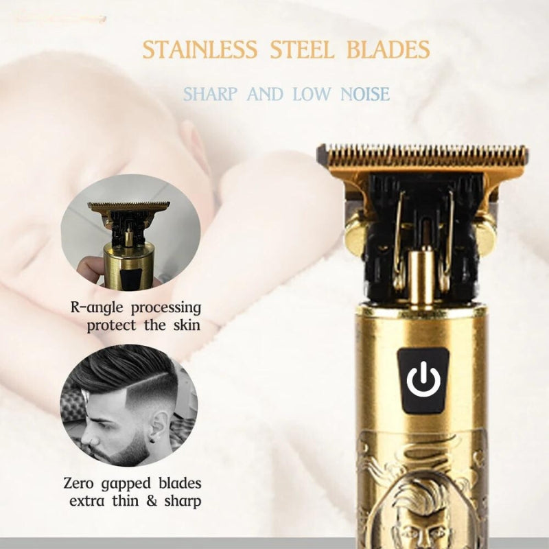 Tondeuse à cheveux professionnelle Zéro absolu , Dégradé , Low fade , Style vintage avec affichage LCD