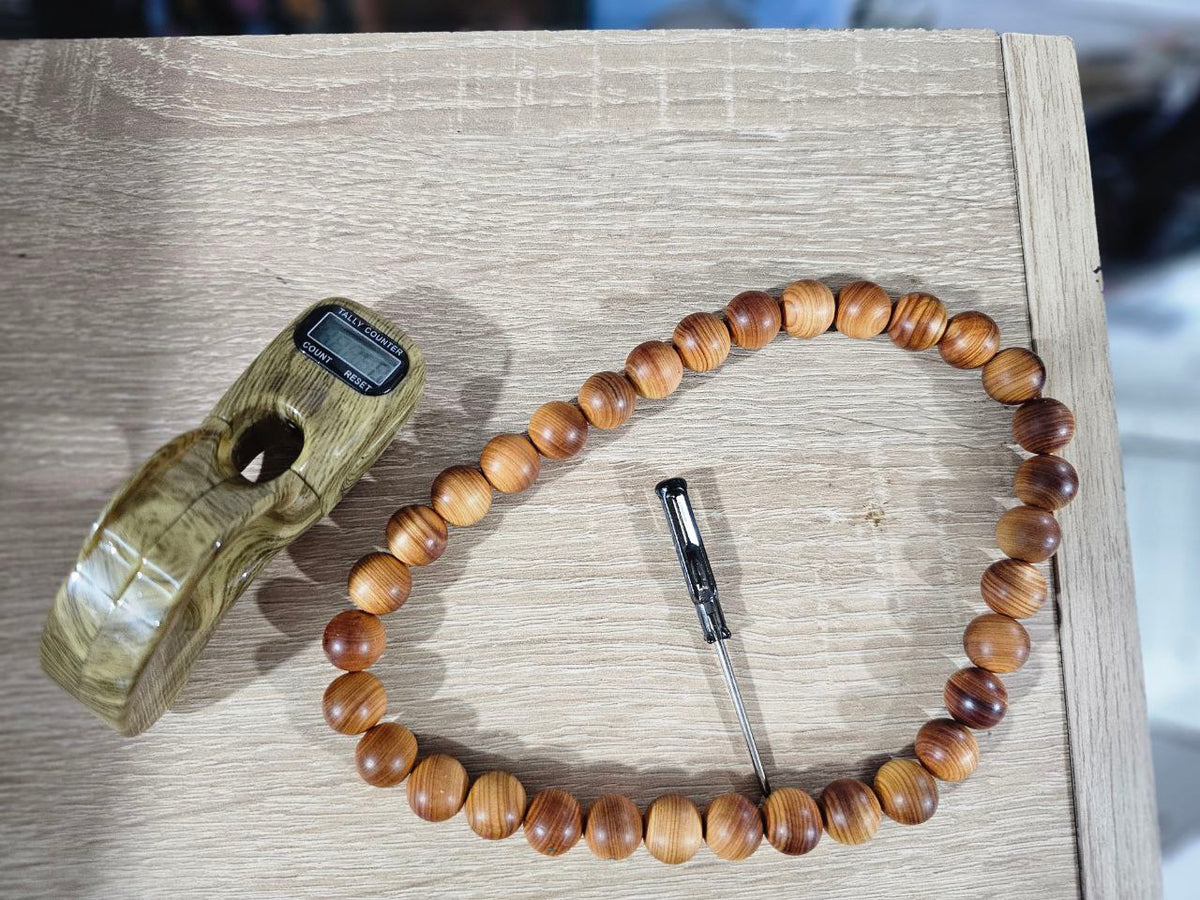 Compteur de doigt perle Tasbih islamique V2 – جهاز تسبيح رقمي محمول، سبحة صلاة مع عداد رقمي