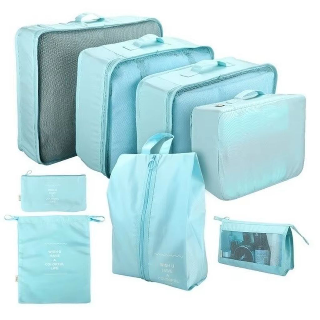 Organisateur Valise 8pcs Sac Rangement et Les Essentiels du Voyage