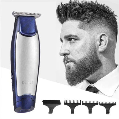 Tondeuse à cheveux électrique Zero Sans Fil KEMEI KM-5021 Waterproof