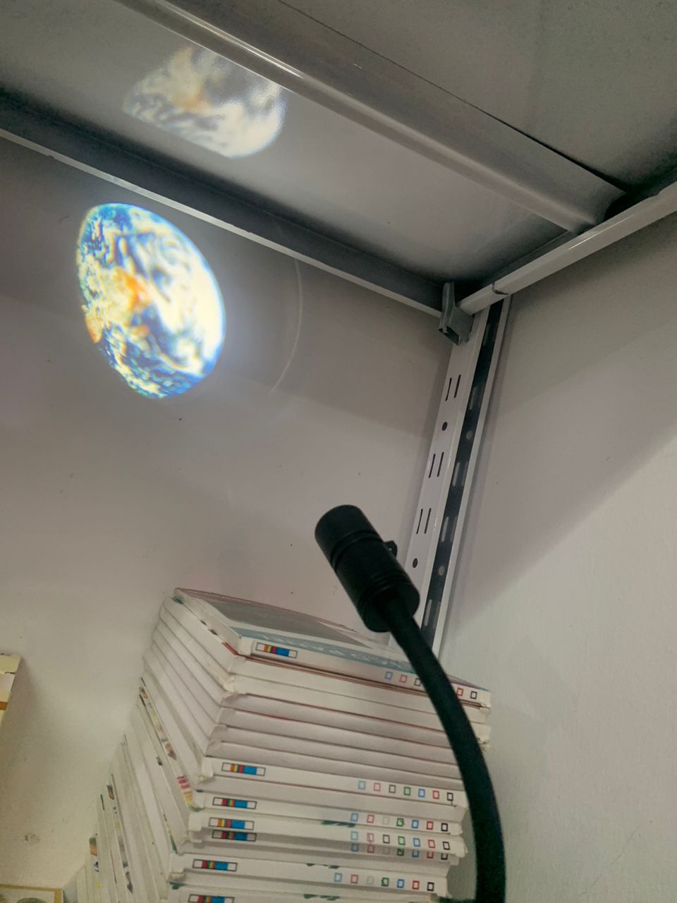 Lampe de lune projecteur veilleuse 360° lumière de projection de lune éclairage de charge USB