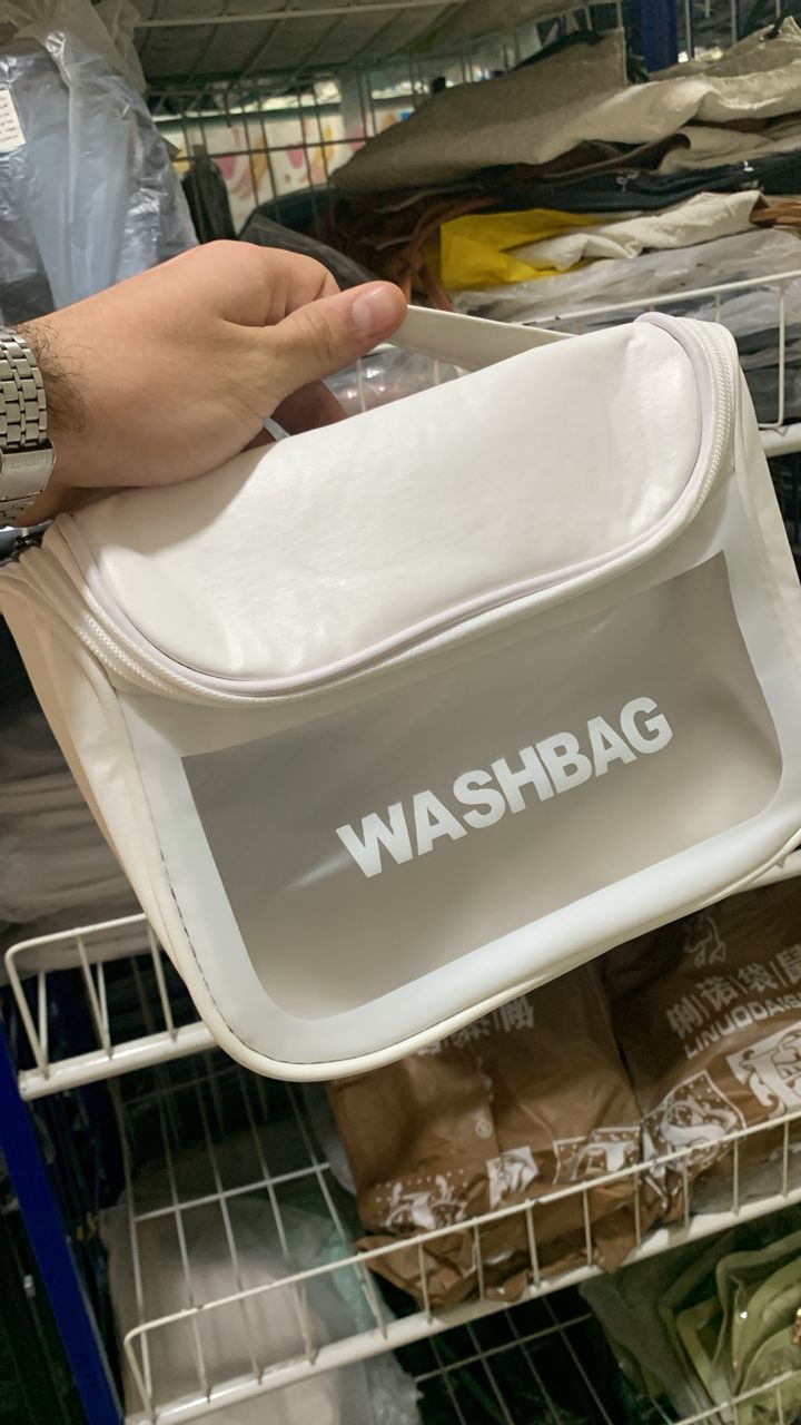 Sac cosmétique multifonctionnel pour femme Étanche Transparent