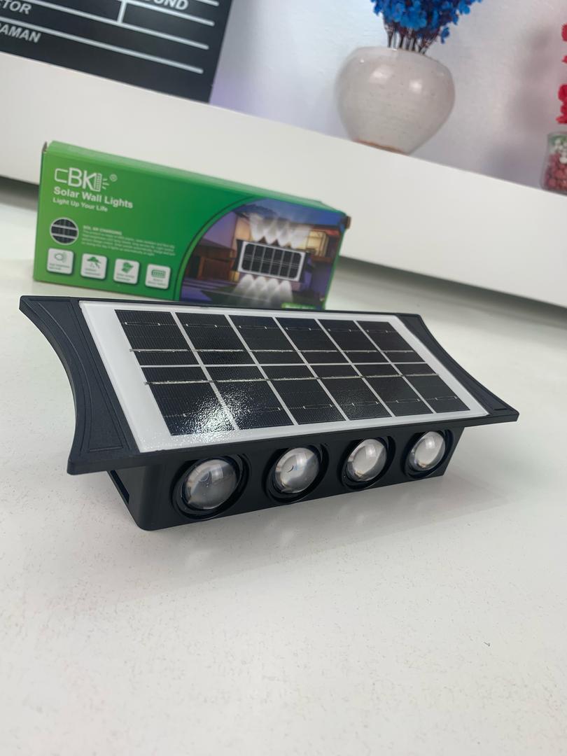 2x PCS Projecteur Solaire Étanche IP65 pour Jardin et Terrasse