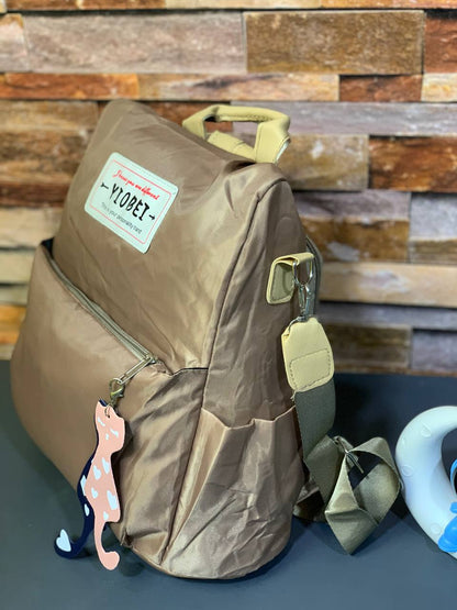 Sac à dos oxford Antivol étanche Pour Femme – Biege