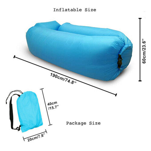 Lay Bag Pouf de Comping Gonflable Water Float V1