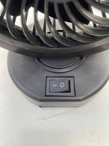 Ventilateur électrique 12V pour tableau de bord de voiture, rotatif à 360 degrés