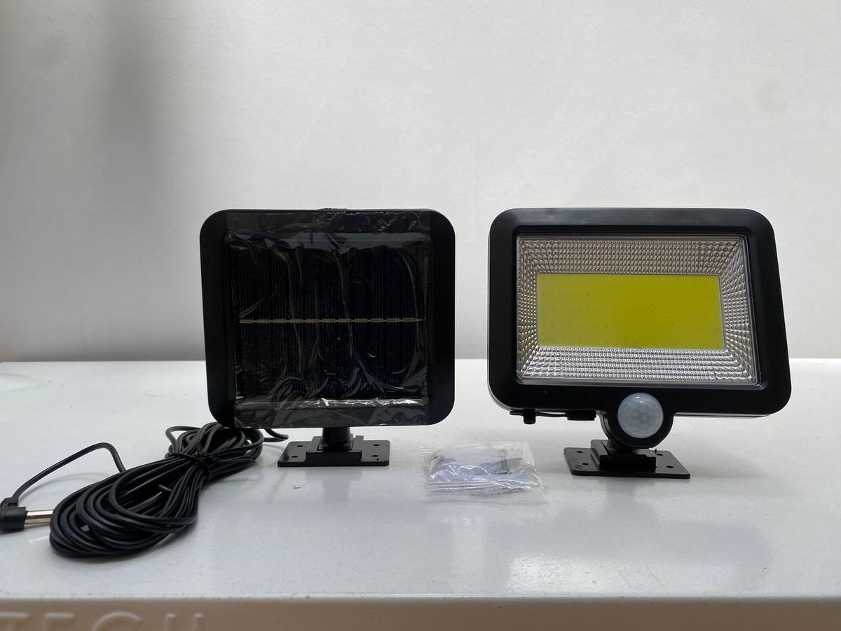 Lampe projecteur solaire LED et détecteur de mouvement 5W IP44 - SL-F100
