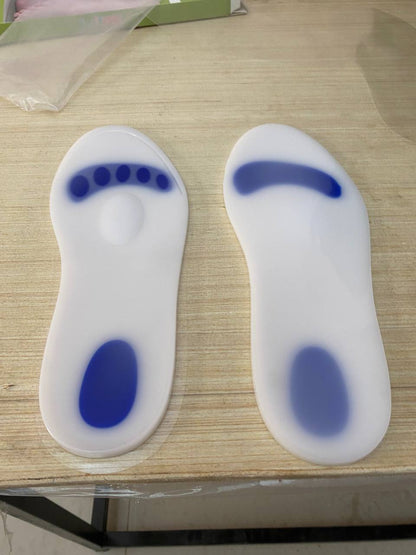 Paire de semelles en silicone souple coussinet complet pour les pieds