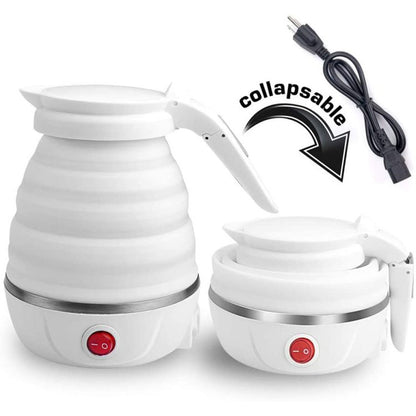 Bouilloire électrique pliable, portable et pliable de voyage – 600 ml