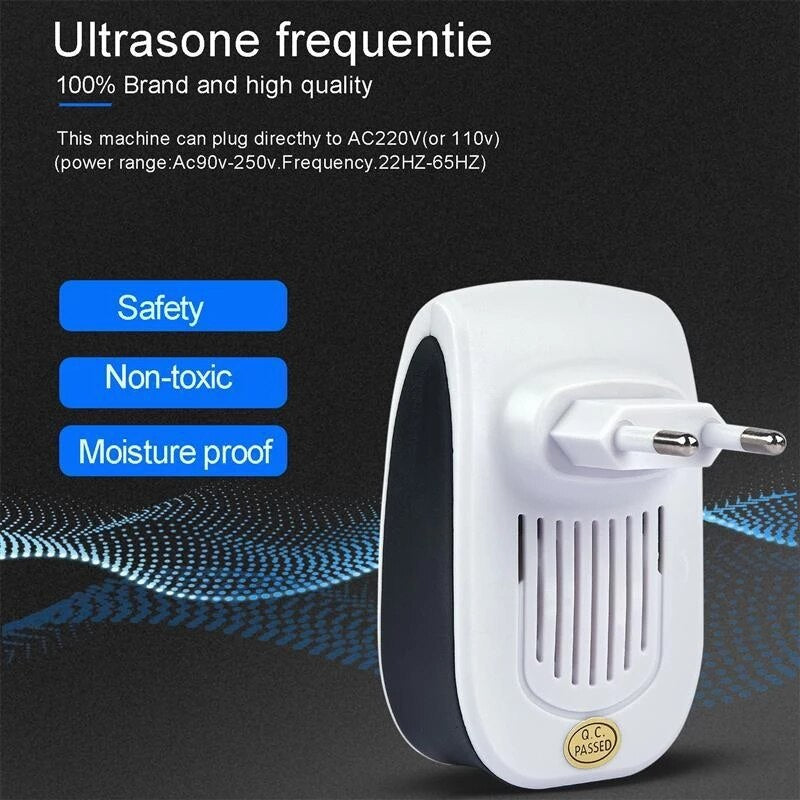 Dispositif de Repousse contre Insectes et Rats via Ultrasons