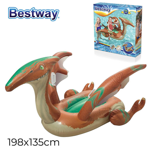 Bouée Gonflable Dinosaur Pour Enfants 135 x 198 cm Bestway #41105