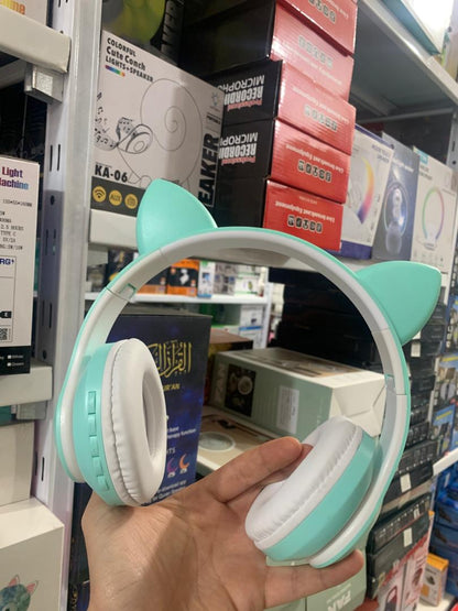 Casque Bluetooth Sans Fil Oreilles de Chat XY-231