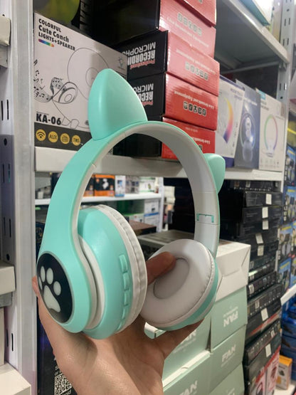Casque Bluetooth Sans Fil Oreilles de Chat XY-231