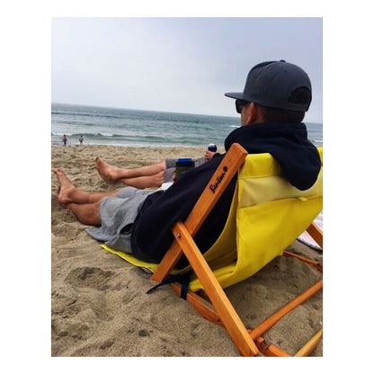 Chaise de Plage Réglable en 3 Positions Avec Poche Arrière