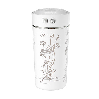 Diffuseur d’huiles essentielles et d’arôme froid, tasse de fleur de Lotus USB 250ml