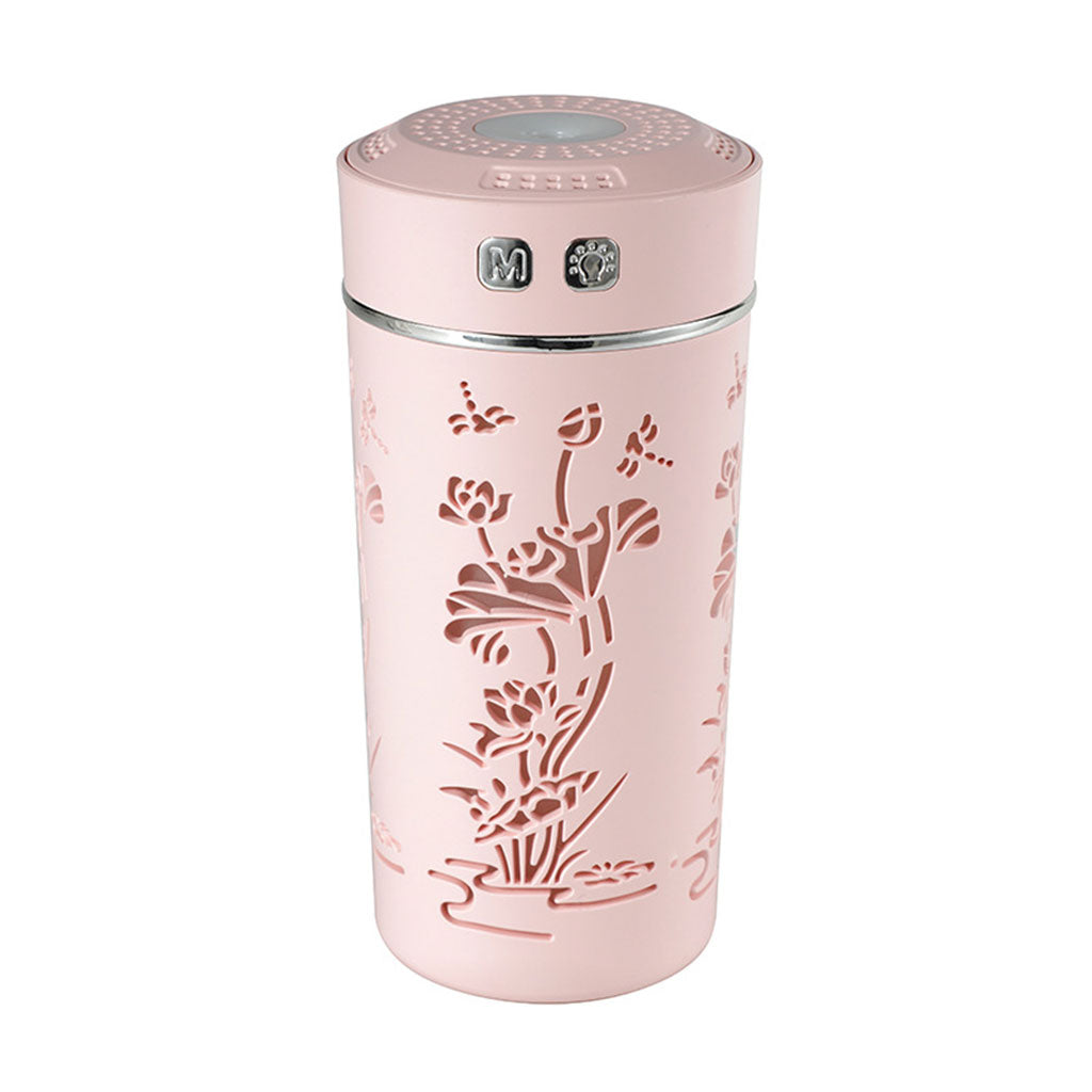 Diffuseur d’huiles essentielles et d’arôme froid, tasse de fleur de Lotus USB 250ml
