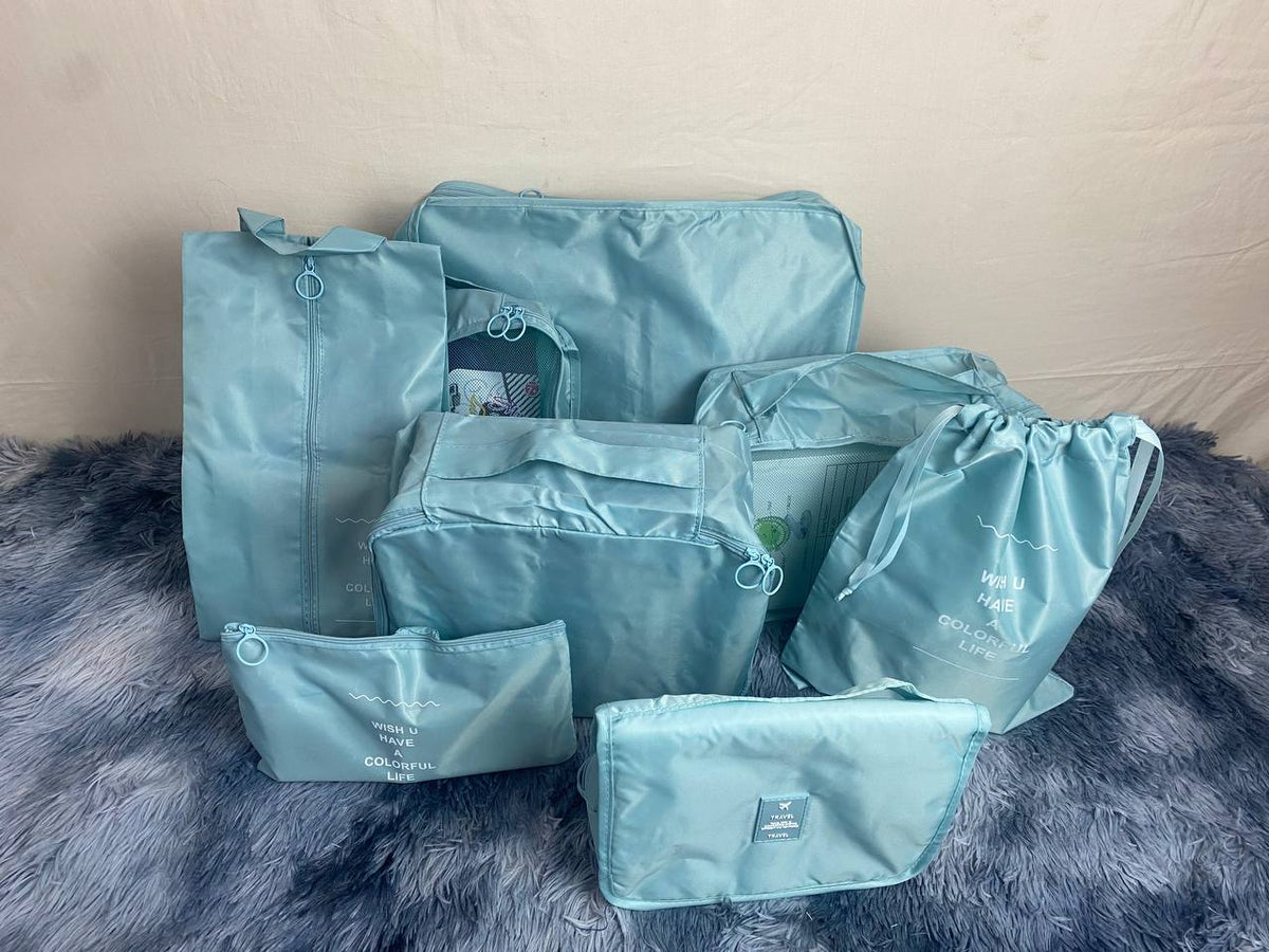 Organisateur Valise 8pcs Sac Rangement et Les Essentiels du Voyage