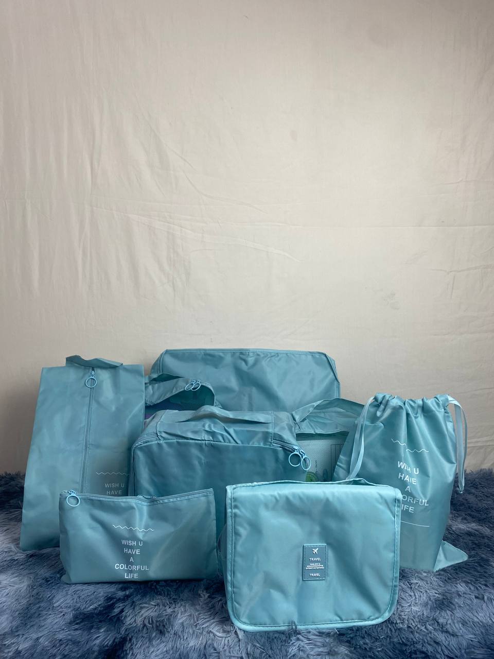 Organisateur Valise 8pcs Sac Rangement et Les Essentiels du Voyage