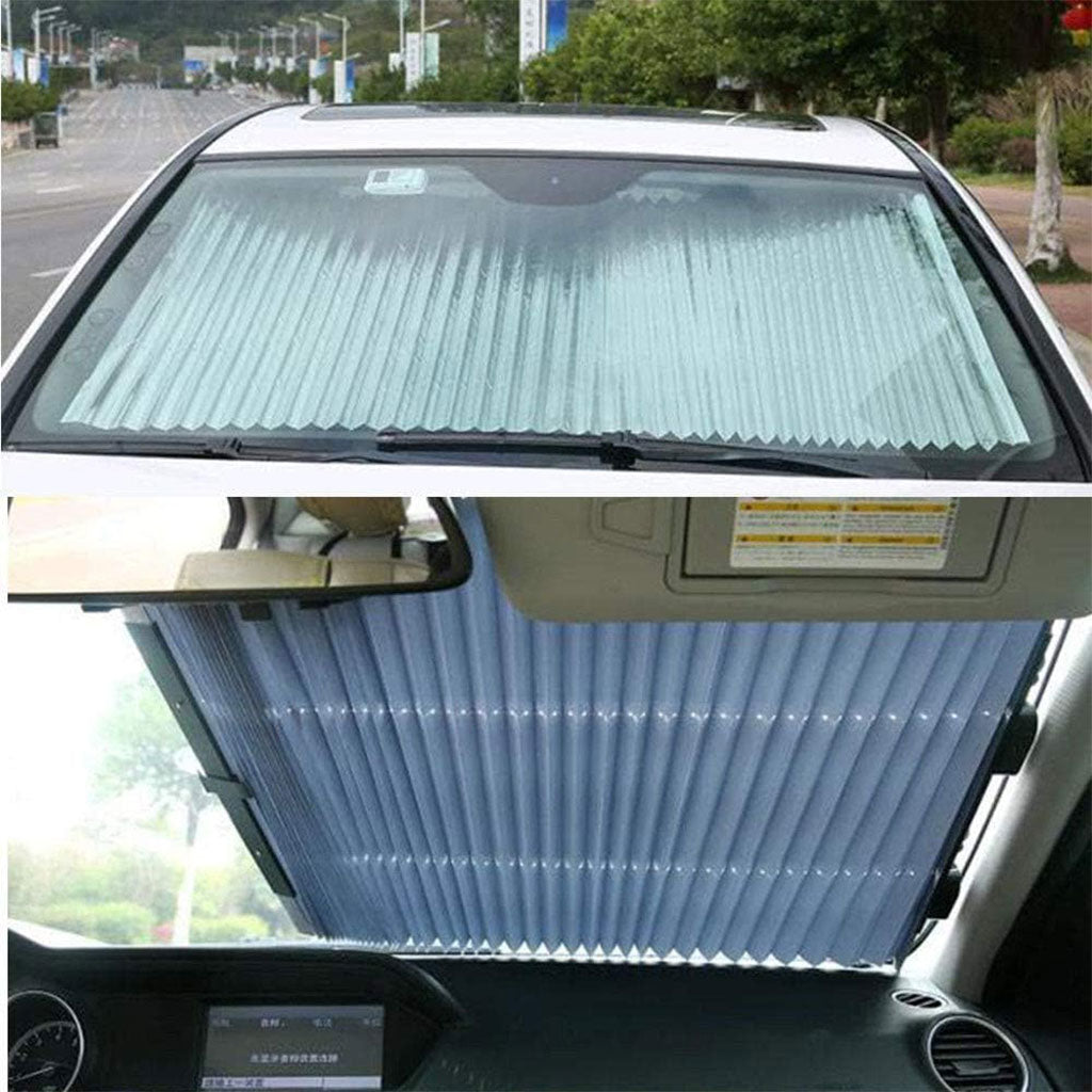Pare-soleil pour Pare-Brise et Toit de Voitures Rétractable, facile à installer Universel