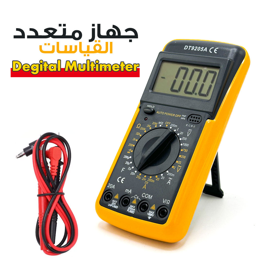 Degital Testeur de multimètre numérique intelligent DT9205A