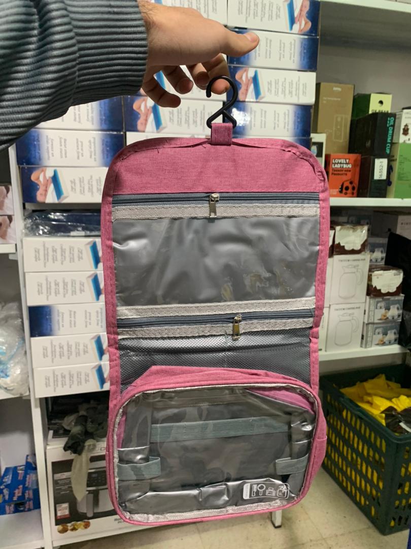 Trousse de Toilette de Voyage à Suspendre, Imperméable et Légère, Grande Capacité