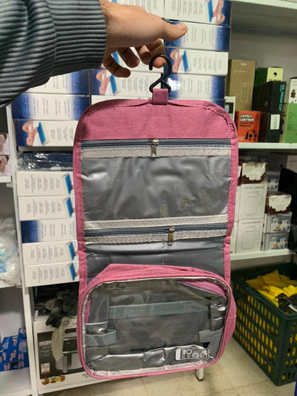 Trousse de Toilette de Voyage à Suspendre, Imperméable et Légère, Grande Capacité