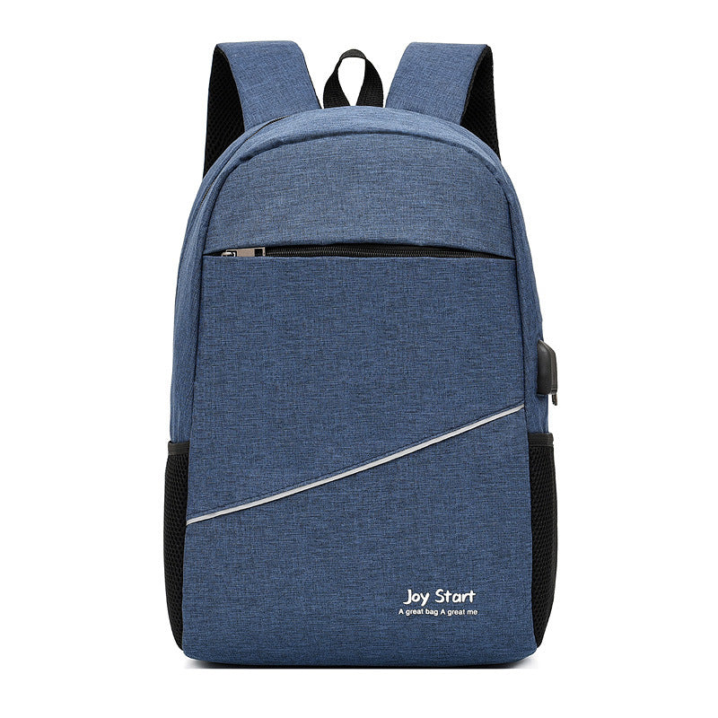 3 PCS Sac à dos multifonctionnel Avec Sortie USB ET Sortie kit-man - bleu