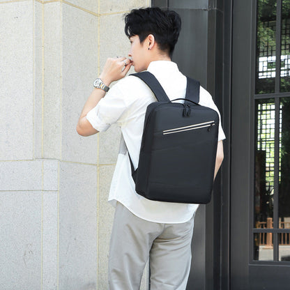 Sac à dos homme avec sac bandoulière et trousse 3en1 bleu 2776-3 – محفظة ظهر رجالية 3 قطع أزرق