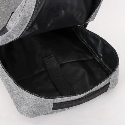 Sac à dos homme avec sac bandoulière et trousse 3en1 noir 2776-3 – محفظة ظهر رجالية 3 قطع أسود