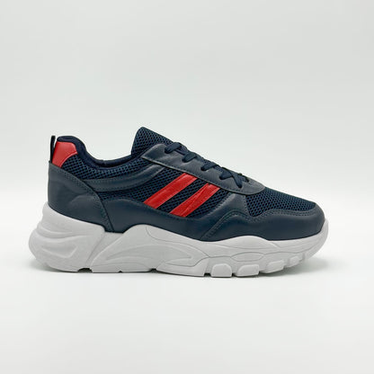 Chaussure streetwear casual confortable semelle absorbante au chocs - BLEU NUIT