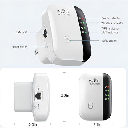 Amplificateur de Signal WiFi 300 Mbps – مقوي إشارة الواي فاي