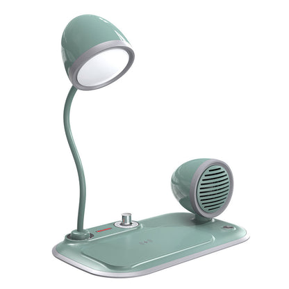 Station de Charge Vintage sans Fil Nostalgia 15W, Haut-Parleur Bluetooth