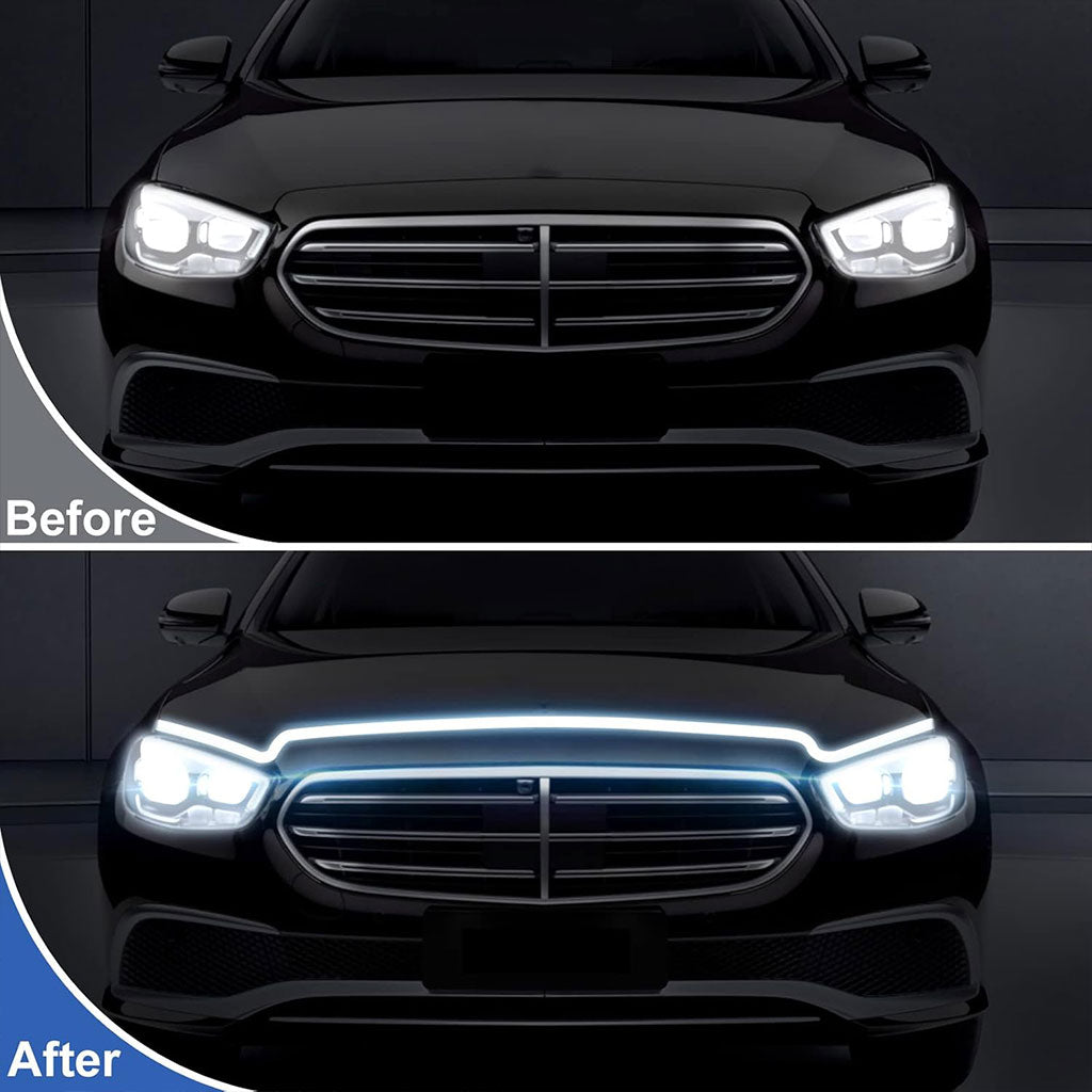 LED dynamiques Bandes lumineuses pour capot de voiture