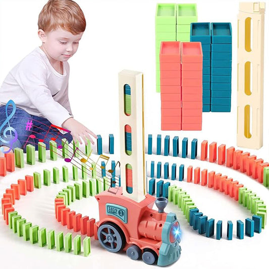 Jeu De Train Domino Educatifs avec lumières et Musique pour Enfants