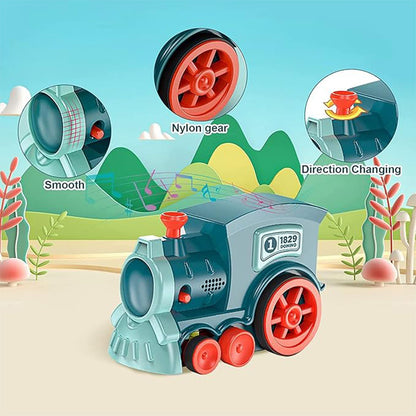 Jeu De Train Domino Educatifs avec lumières et Musique pour Enfants