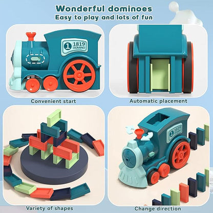 Jeu De Train Domino Educatifs avec lumières et Musique pour Enfants