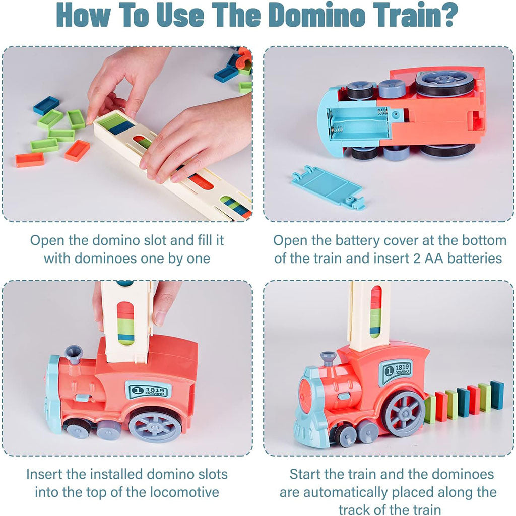 Jeu De Train Domino Educatifs avec lumières et Musique pour Enfants
