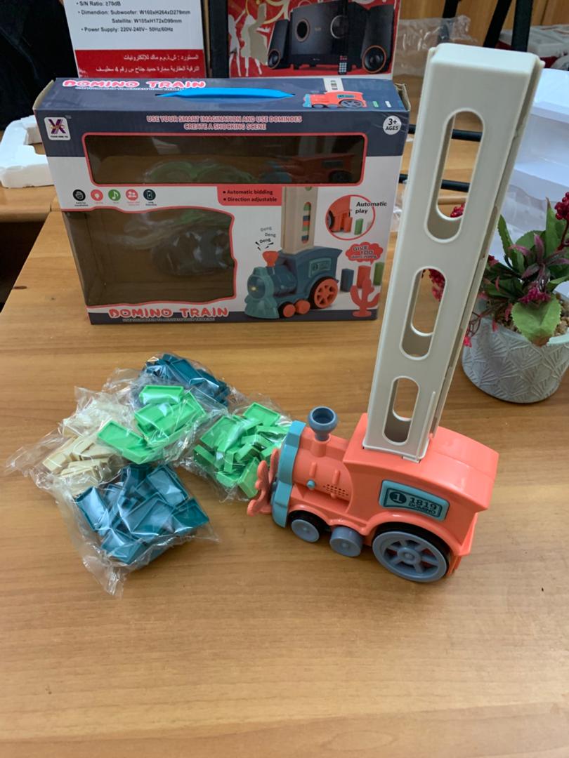 Jeu De Train Domino Educatifs avec lumières et Musique pour Enfants