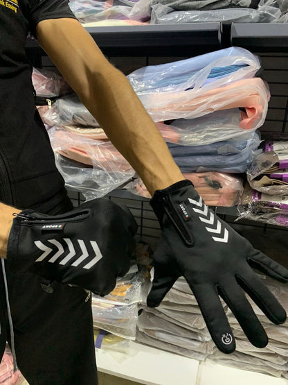 Pack Gants Thermiques Tactile avec Cagoule d’hiver