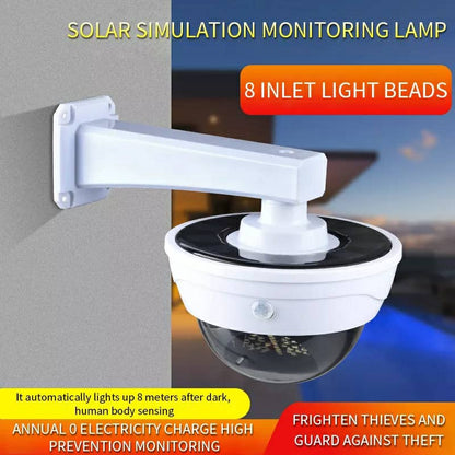 Lampe de Surveillance extérieure solaire Anti-vol, capteur de mouvement PIR à Induction humaine