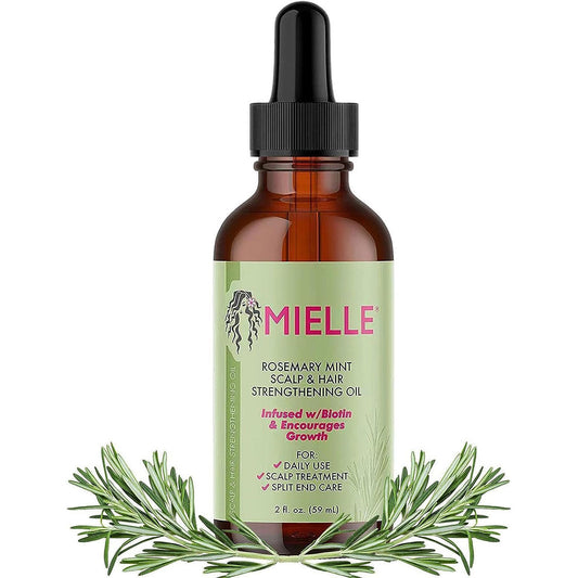Mielle Huile fortifiante pour le cuir chevelu au romarin et à la menthe Original