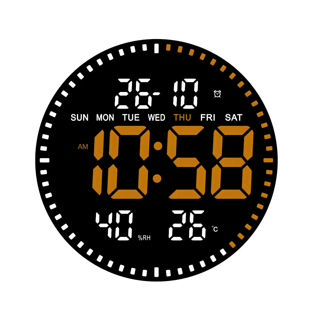 Horloge murale numérique LED avec Télécommande JH-2560