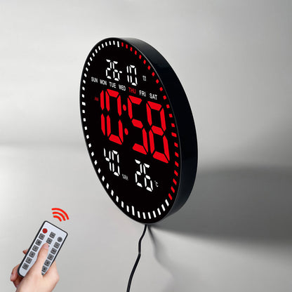 Horloge murale numérique LED avec Télécommande JH-2560