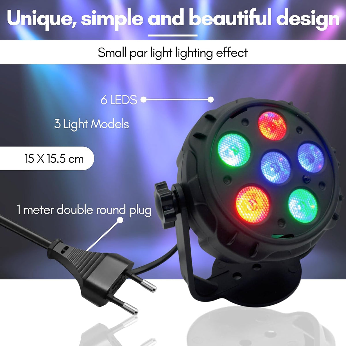 Boule Disco Lumineuse Multicolore avec Haut-Parleur Bluetooth et Télécommande - كرة إضاءة ديسكو ملونة مع مكبر صوت بلوتوث وجهاز تحكم عن بعد