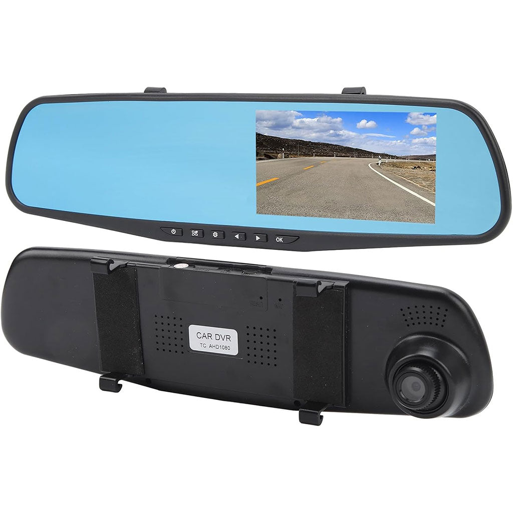 Rétroviseur et Caméra de voiture avant FHD 1080P 4.3P