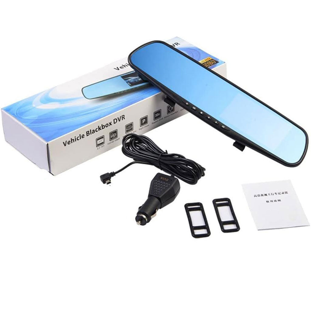 Rétroviseur et Caméra de voiture avant FHD 1080P 4.3P