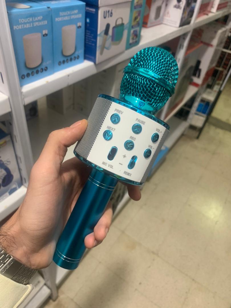 Micro Karaoké Bluetooth sans Fil 4 en 1 Compatible avec Android/IOS