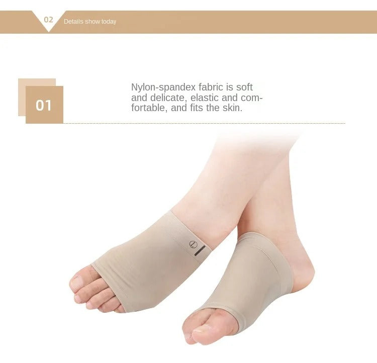 Paire Semelles de pied Soutien de la voûte plantaire en silicone pour fasciite plantaire orthopédique