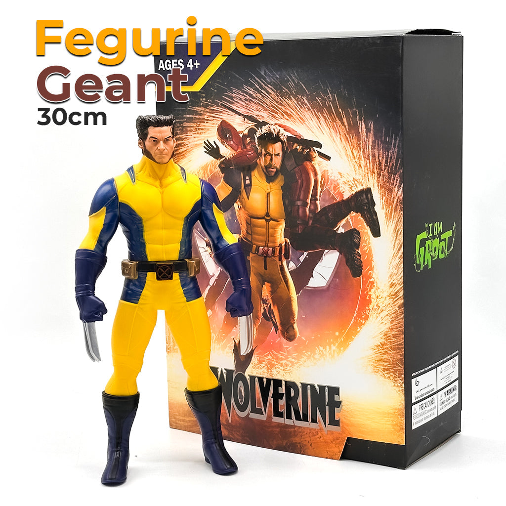 Wolverine Figurine Géant 30cm en PVC