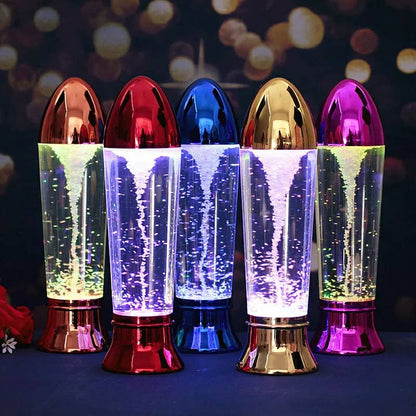 Lampe LED flocon de neige magique rotatif RGB